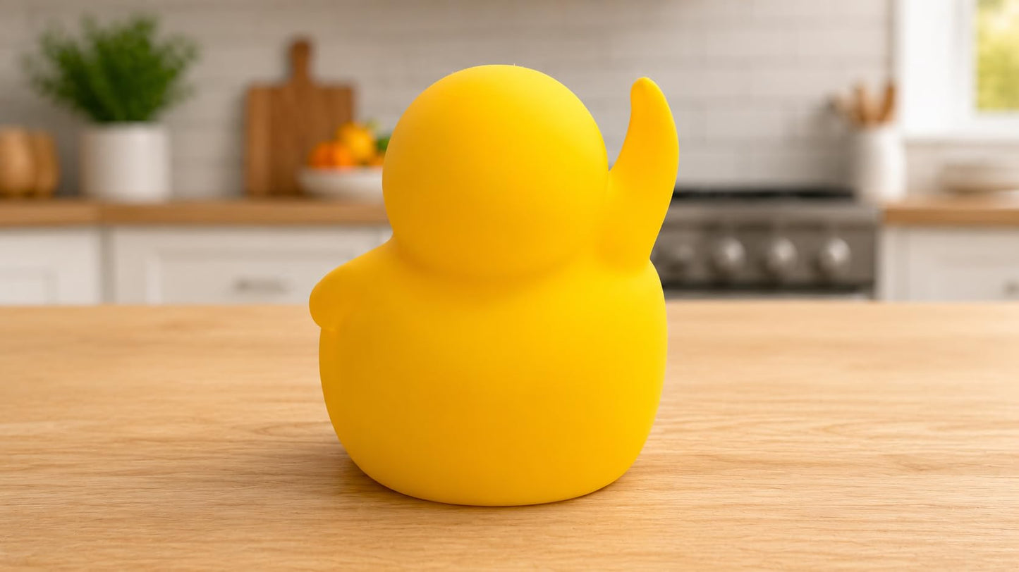 Duck Soap Dish with Drainage Beak, Plastic Soap Holder with Drain, Soap Dish Container, Dish Soap Tray, Sponge Holder, Soap Tray for Shower, Bathroom, Bar, Kitchen