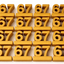 Funny 67 Prank Pack - Genz Rubber Ducking - 67 Numbers - 16 Pack of Upright Standing Numbers - Hidden Prank Set for Home and Classroom - Meme Trophy