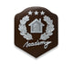Happy Home Academy Style Plaque - Hangable Comes with Screw - Animal Crossing Style Decoration Décor Furniture