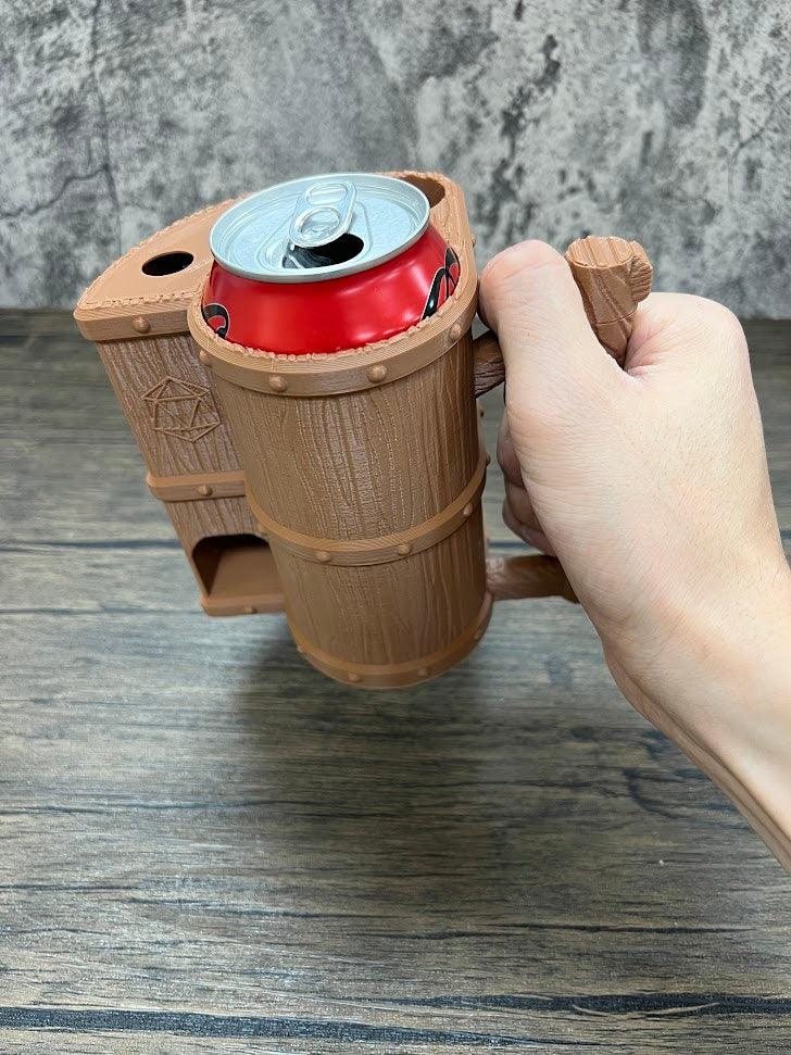 Mug Dice Tower - No Paint Odorless Insulated Cup Can Dice Tower - (Random 7PCS D20 Dice Set Included) - Dice Jail - Dice Holder - Dungeons and Dragons - DND Gift