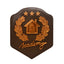 Happy Home Academy Style Plaque - Hangable Comes with Screw - Animal Crossing Style Decoration Décor Furniture