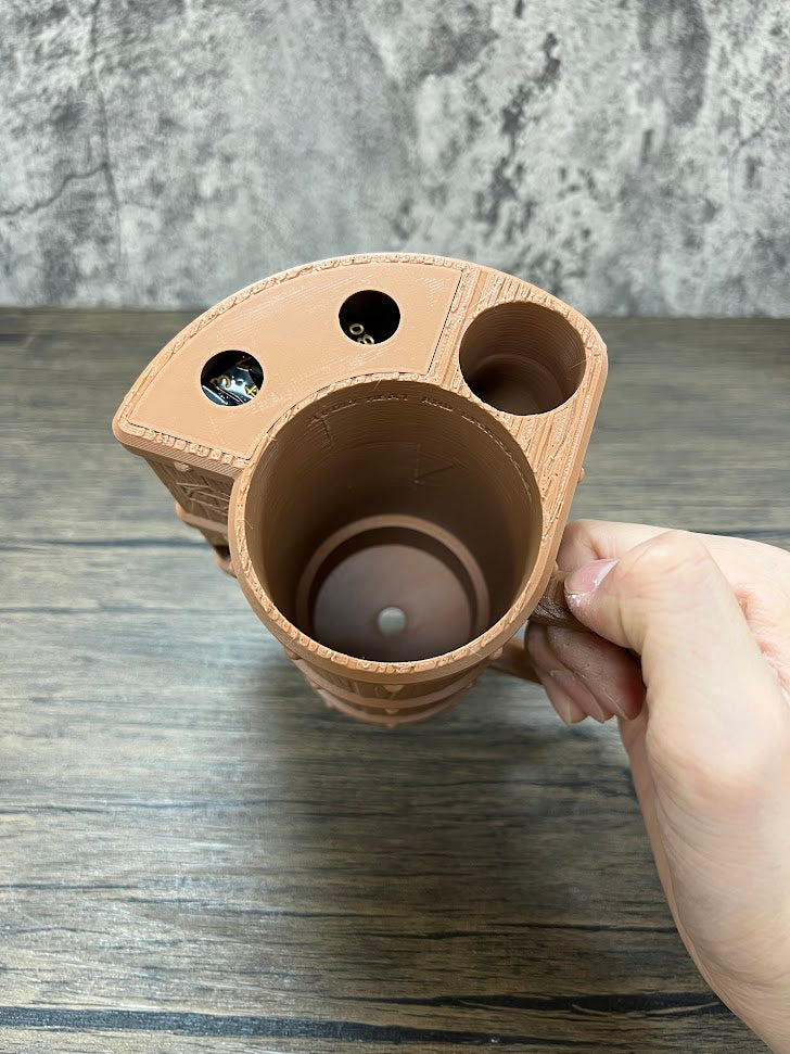Mug Dice Tower - No Paint Odorless Insulated Cup Can Dice Tower - (Random 7PCS D20 Dice Set Included) - Dice Jail - Dice Holder - Dungeons and Dragons - DND Gift