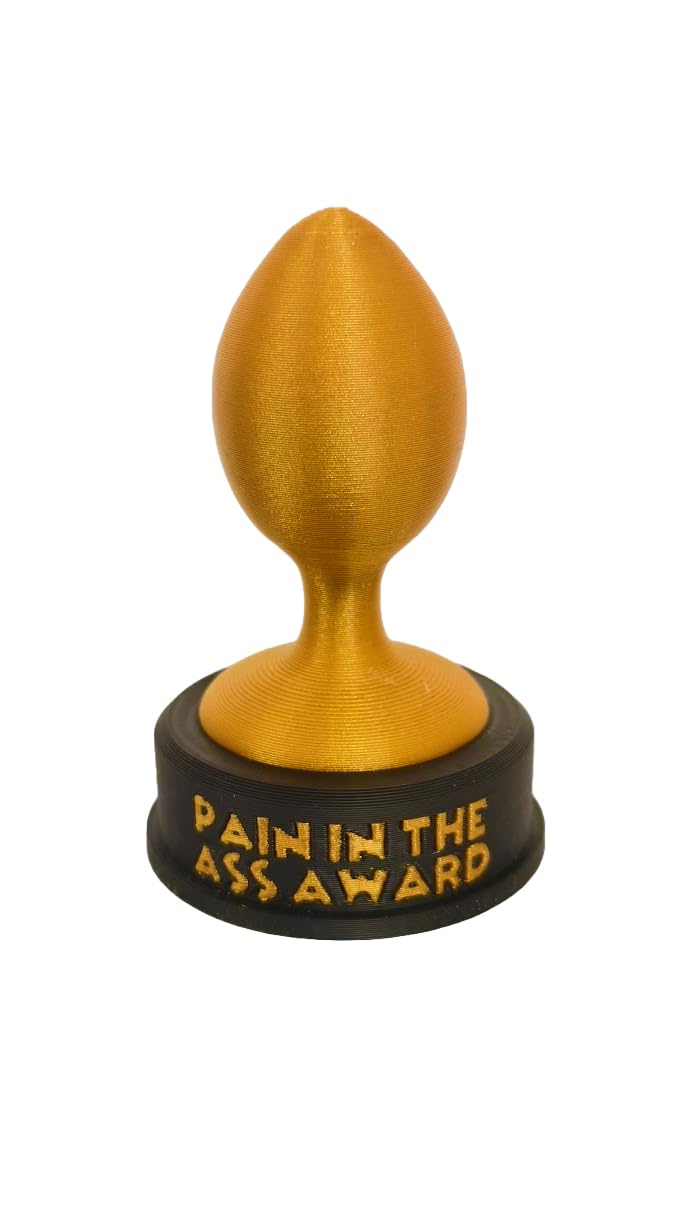 Combo Pack 6B - Funny Novelty Meme Award - Plastic Trophy for Gifts and Laughs