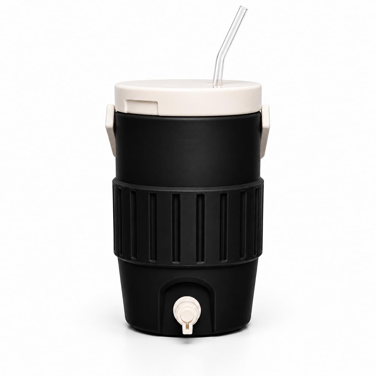 Mini Insulated Plastic Cooler Can Holder with Lid and Handle - 12 Oz Cute Drink Holder Sports - Gifts for Pool - Party Decorations