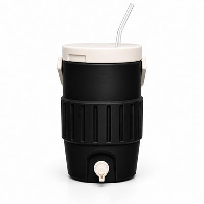 Mini Insulated Plastic Cooler Can Holder with Lid and Handle - 12 Oz Cute Drink Holder Sports - Gifts for Pool - Party Decorations