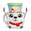 Polar Bear Ice Cream Pint Holder - Original Design - Fits Standard & Ninja-Creami Pints - 2 Spoon Slots - Insulated Cup Sleeve - Reusable Ice Cream Sleeve