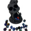 6.5" Skull Dice Tower - Made in USA - (Random 7PCS D20 Dice Set Included) - No Paint Odorless Plastic - Tabletop Roleplaying Game - Dice Roller - DND - D&D