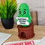 Emotional Support Talking Pickle - Press The Button for 100+ Voice Lines - Desktop Novelty Toy - Funny Gift for Coworkers and Friends
