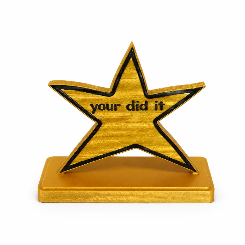 Combo Pack 6A - 4 Inch Funny Novelty Meme Award - Plastic Trophy for Gifts and Laughs
