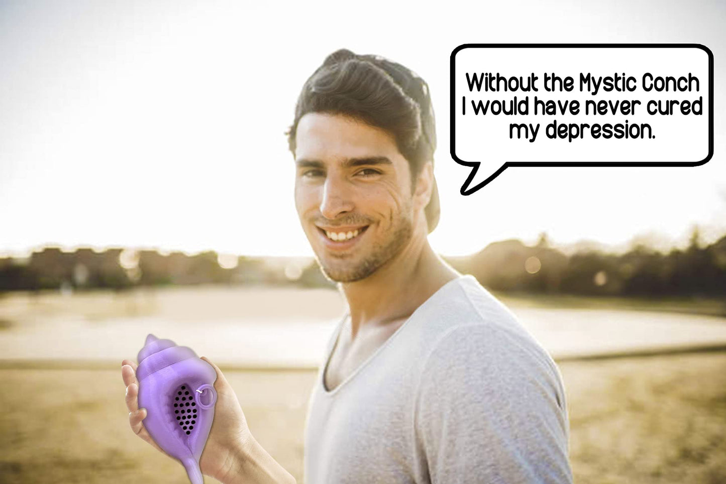 Original Mystic Conch Shell - Non-Canon Parody of Magic Conch Shell - Ask a YES or NO Question and Pull String - Fortune Telling - Decision Making