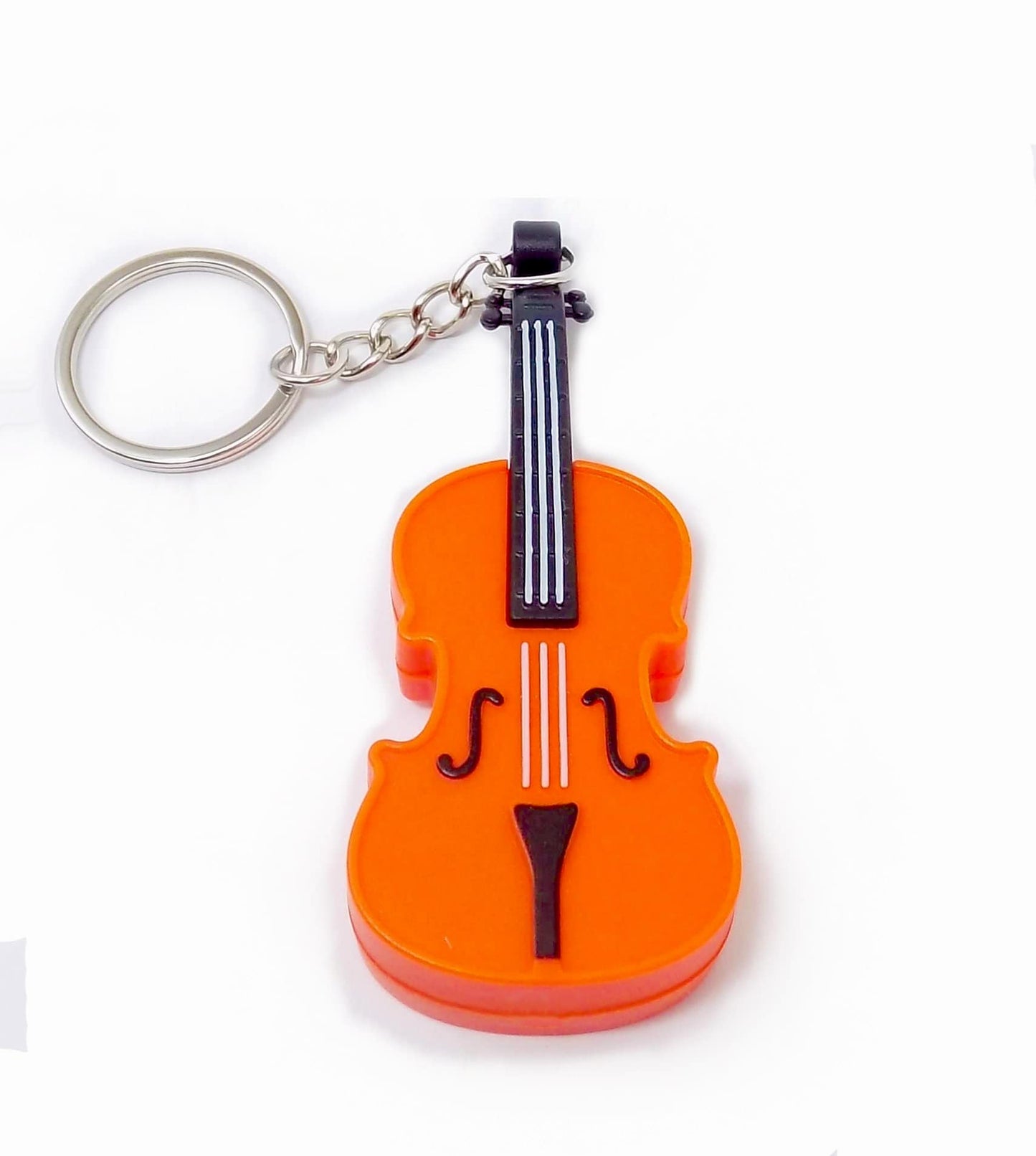 With Hand Display - Original World's Smallest Violin Toy Keychain With Playable Sad Music - Mini Tiny Violin Keychain with Sound - Meme - Novelty - Funny - Joke - Gift