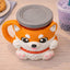 Shiba Doge Ice Cream Pint Holder - Original Design - Fits Standard & Ninja-Creami Pints - 2 Spoon Slots - Insulated Cup Sleeve to keep hands Warm - Reusable Ice Cream Sleeve