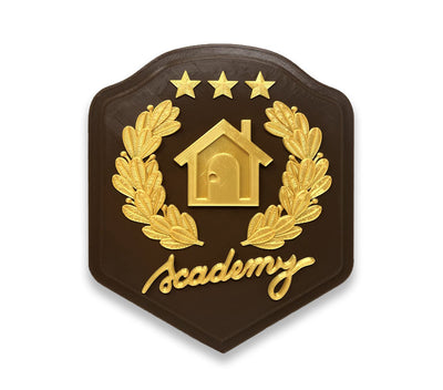 Happy Home Academy Style Plaque - Hangable Comes with Screw - Animal Crossing Style Decoration Décor Furniture