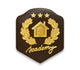 Happy Home Academy Style Plaque - Hangable Comes with Screw - Animal Crossing Style Decoration Décor Furniture