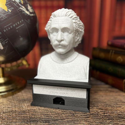Albert Einstein - Talking Busts - Plastic Collectible Toy - Press The Button for a Quote or Fun Fact