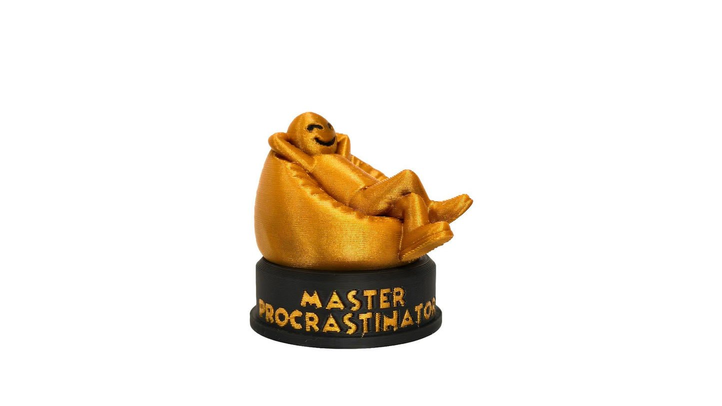 Combo Pack 6B - Funny Novelty Meme Award - Plastic Trophy for Gifts and Laughs
