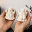 MunnyGrubbers - Funny Middle Finger Ghost Figurines Halloween Decor - 4 Pack