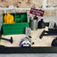 Dumpster Fire Zen Garden - Made in USA - Large 7" x 7" - Fine Sand Included - Desk Accessory Box Garden - Funny Novelty Gift - Fidget Stress Relief