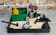 Dumpster Fire Zen Garden - Made in USA - Large 7" x 7" - Fine Sand Included - Desk Accessory Box Garden - Funny Novelty Gift - Fidget Stress Relief