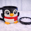 Penguin Ice Cream Pint Holder - Original Design - Fits Standard & Ninja-Creami Pints - 2 Spoon Slots - Insulated Cup Sleeve - Reusable Ice Cream Sleeve