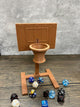 Mini Basketball Dice Tower - (Random 7PCS D20 Dice Set Included) - TTRPG - Dice Roller - Dungeons and Dragons Gift - DND Gift