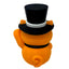 Mr. Bigglesworth Beckoning Cat - Multicolor No Paint Plastic Toy Figurine - Lucky Cat - Fortune Cat - Modern Beckoning Cat