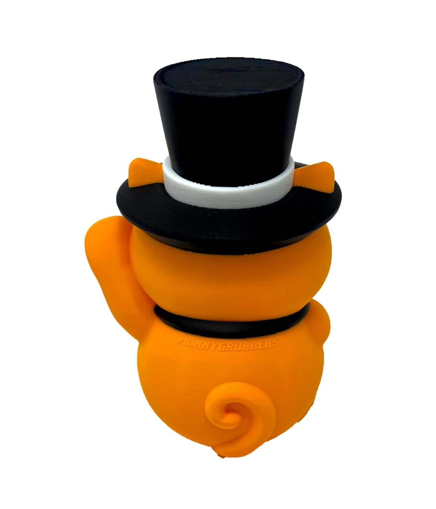Mr. Bigglesworth Beckoning Cat - Multicolor No Paint Plastic Toy Figurine - Lucky Cat - Fortune Cat - Modern Beckoning Cat