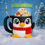 Penguin Ice Cream Pint Holder - Original Design - Fits Standard & Ninja-Creami Pints - 2 Spoon Slots - Insulated Cup Sleeve - Reusable Ice Cream Sleeve