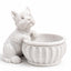 West Highland Terrier Planter 2 Pack, Westie Cute Dog Figurine Plant Pot, Plastic, with Drainage Hole, Home Decor