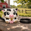 Farm Cow Ice Cream Pint Holder - Fits Standard & Ninja-Creami Pints - 2 Spoon Slots - Insulated Cup Sleeve to keep hands Warm - Reusable Ice Cream Sleeve