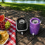 Mini Insulated Plastic Cooler Can Holder with Lid and Handle - 12 Oz Cute Drink Holder Sports - Gifts for Pool - Party Decorations