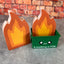 Dumpster Fire Sticky Notes - 400 Sheets - Novelty Desk Decor with Cute Design - Funny Gift Idea