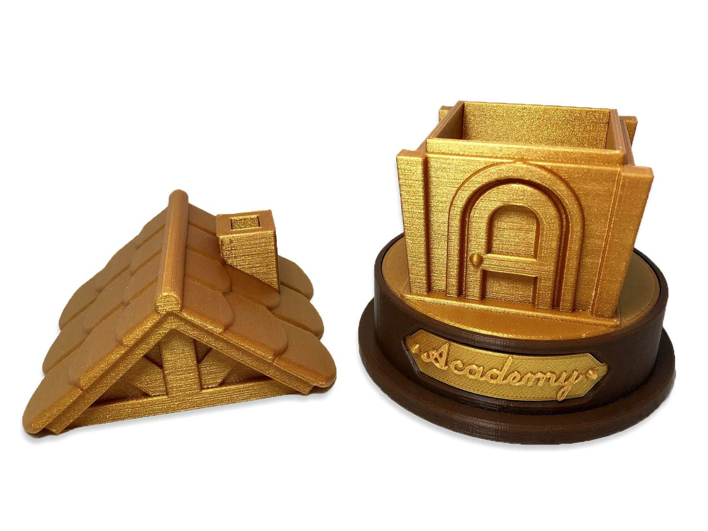 HHA Trophy - Happy Home Academy Style Decorative Trophy with Hidden Compartment for Storing Trinkets - Animal - Crossing - Style Award Decoration Furniture Décor