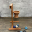 Mini Basketball Dice Tower - (Random 7PCS D20 Dice Set Included) - TTRPG - Dice Roller - Dungeons and Dragons Gift - DND Gift