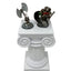 Mystic Conch V4 Pedestal Desk Stand Décor - (Mystic Conch Shell Not Included) - Made in USA - Display Your Conch on Desk or Shelf - Secret Compartment - Roman Column - Ionic Pillar