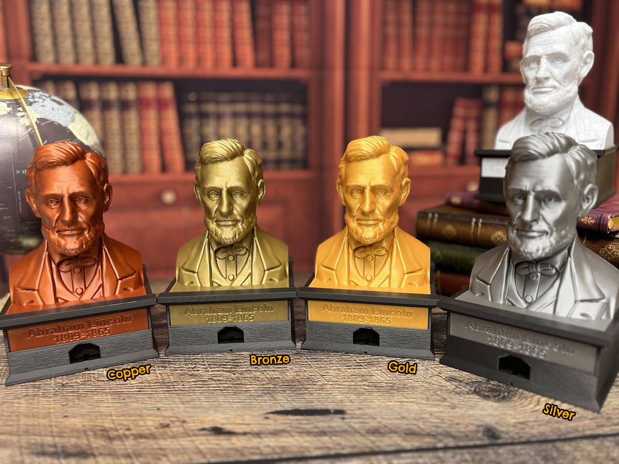 Mahatma Gandhi- Talking Busts - Plastic Collectible Toy - Press The Button for a Quote or Fun Fact