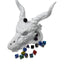 Dragon Skull - (Random 7PCS D20 Dice Set Included) - No Paint Odorless Plastic - Tabletop Roleplaying Game - Dice Roller - Dungeons and Dragons - DND - D&D