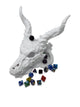 Dragon Skull - (Random 7PCS D20 Dice Set Included) - No Paint Odorless Plastic - Tabletop Roleplaying Game - Dice Roller - Dungeons and Dragons - DND - D&D