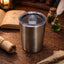 Steel Mug Insert for Ice Cream Pint Holder - Original Design - Fits Standard & Ninja-Creami Pints - 2 Spoon Slots - Insulated Cup Sleeve - Reusable Ice Cream Sleeve