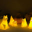 4 Pack Glowing Ghost Dog With LED Tea Lights - Includes Bunny & Cat - Halloween Home Decor - Office Desk - LED Night Light - Spooky