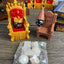 Dice Jail Cage - Time Out Chair & Dunce Hat - Chair of Shame - Crit Crown & Lucky Throne - (Random 7PC D20 Dice Set Included) - Gift for Dungeons and Dragons - DND - D&D