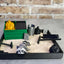 Dumpster Fire Zen Garden - Made in USA - Large 7" x 7" - Fine Sand Included - Desk Accessory Box Garden - Funny Novelty Gift - Fidget Stress Relief