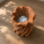 Twisted Tree Trunk Flower Vase, Plastic, Not Waterproof, Decorative Dry or Faux Floral Display, Durable Sculpted Design