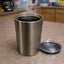 Steel Mug Insert for Ice Cream Pint Holder - Original Design - Fits Standard & Ninja-Creami Pints - 2 Spoon Slots - Insulated Cup Sleeve - Reusable Ice Cream Sleeve