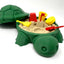 Mini Desktop Turtle Sand Box - 6 x 6 in - Stress Relief - Made in USA - Includes Moldable Play Sand and Mini Tool - Novelty Gift - Desktop Decor - Zen Garden
