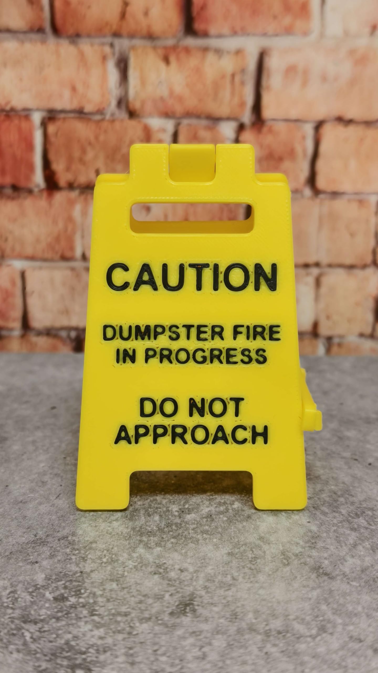 Tiny Desktop Signs and Tiny Storage Bins (4 Pack) - Office Desk Decor - Novelty Gift - Funny Signs - Lowes-Style Teeny Tote - Hilarious Mini Signs - Mini Organizer Totes