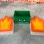 Dumpster Fire Sticky Notes - 400 Sheets - Novelty Desk Decor with Cute Design - Funny Gift Idea