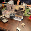 Hammer Dice Tower - (Random 7PCS D20 Dice Set Included) - DiceHolder - DiceRoller - Tabletop RPG Accessory - DND - D&D