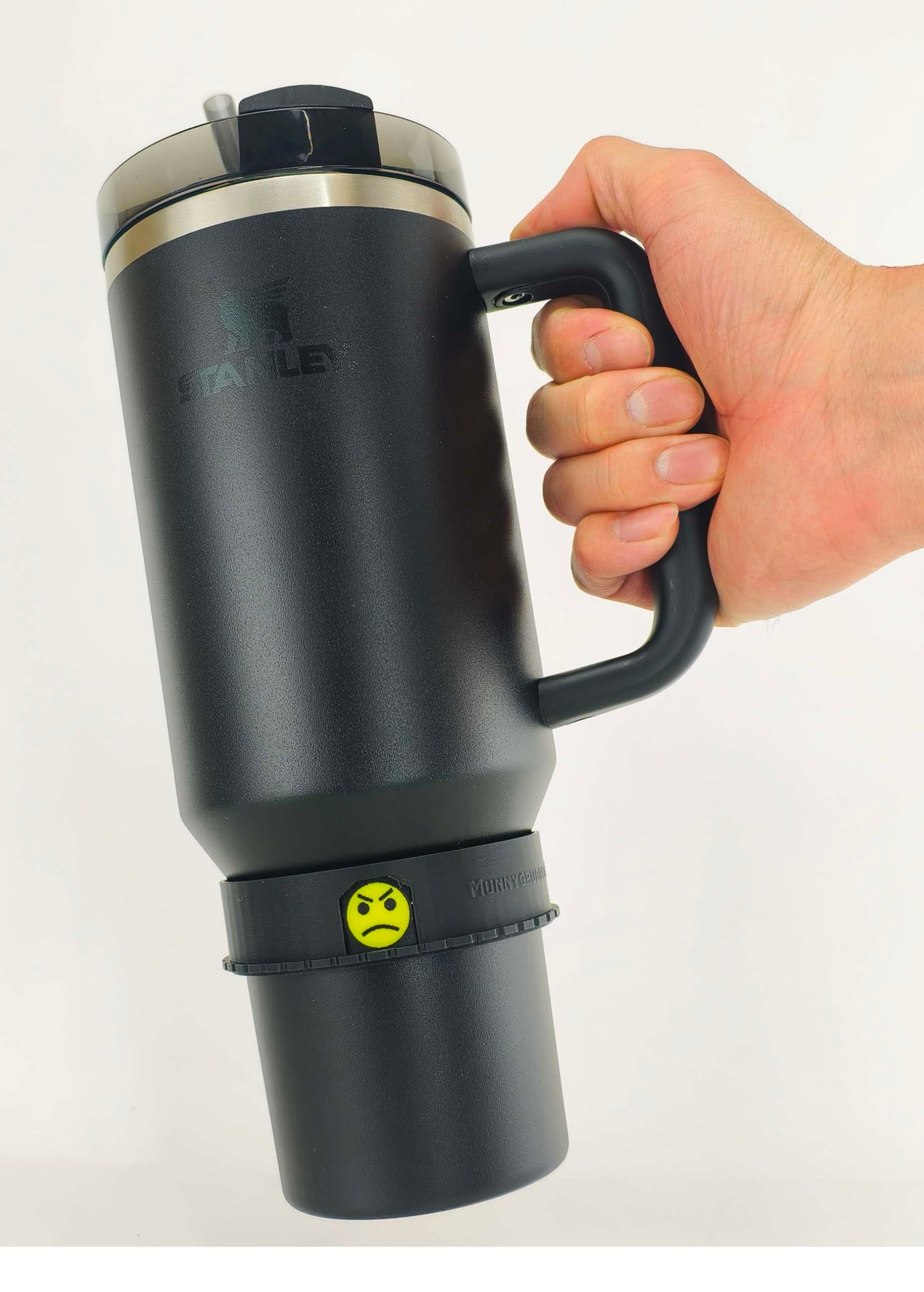 Mood Tracker/Indicator for Stanley 40oz Tumbler - 5 Moods: Happy, Sad, Neutral, Angry, Dumpster Fire - Funny Novelty Gift