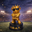 6 Inch Goat Trophy - Greatest of All Time Trophy - Funny Novelty Meme Award - Plastic Trophy for Gifts and Laughs